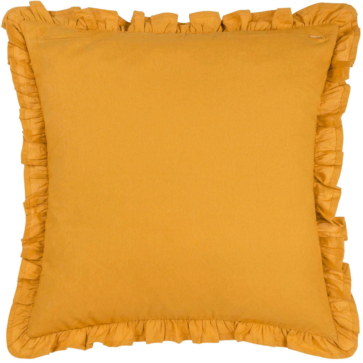Montrose 100% Cotton Ochre Cushion Cover 50cm x 50cm - additional product view 3