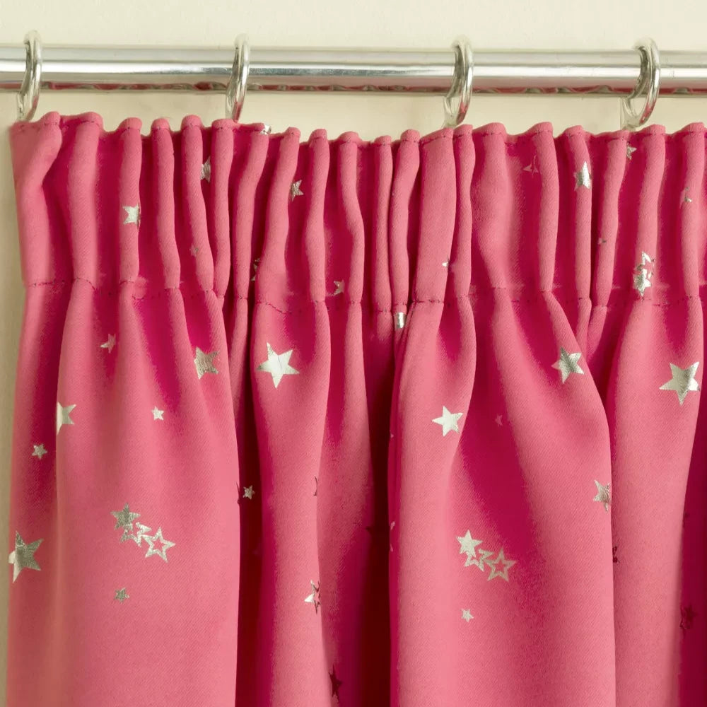 Moonlight Lined Tape Top Pencil Pleat Curtains by Enhanced Living