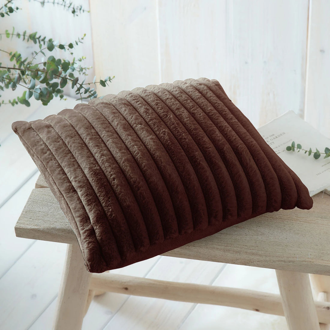 Morritz Chocolate Cushion 43 x 43cm