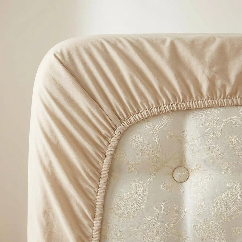 200 Thread Count Cotton 35cm Extra Deep Fitted Sheet 3