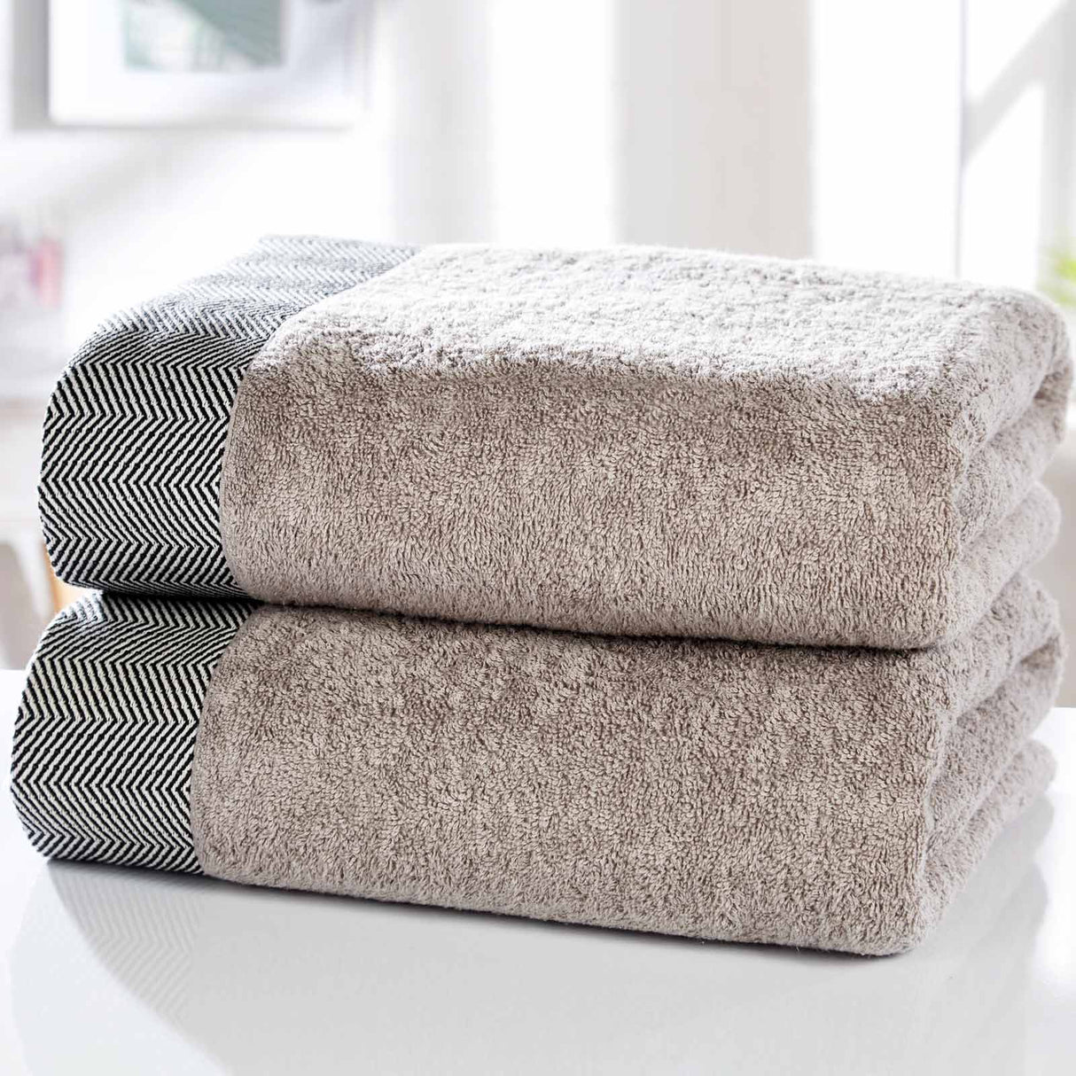 Tidal Bath Sheet 550gsm Towel Pair by Rapport Home