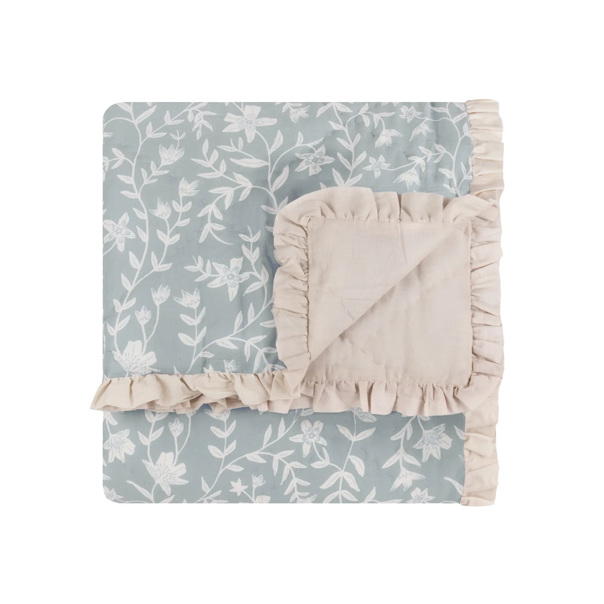 Nature Amelia Quilted Bedspread Seafoam - image 4
