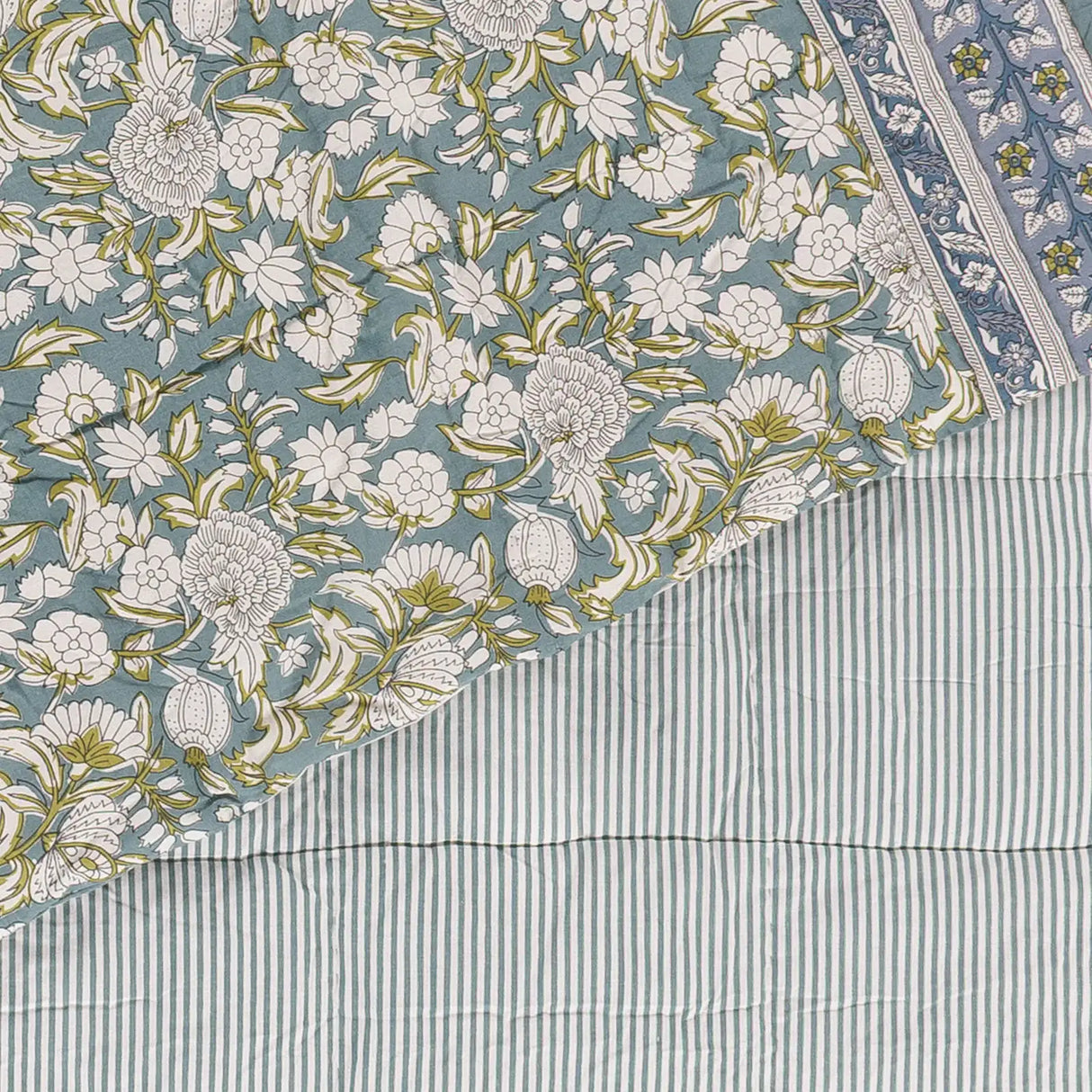 Nature Annabelle 100% Cotton Bedspread Blue - image 7