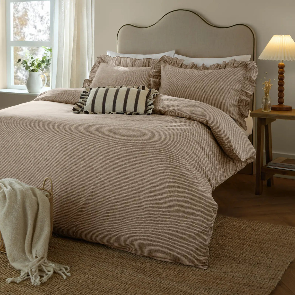 Nature Margot 100% Cotton Duvet Cover Set Mole - image 2