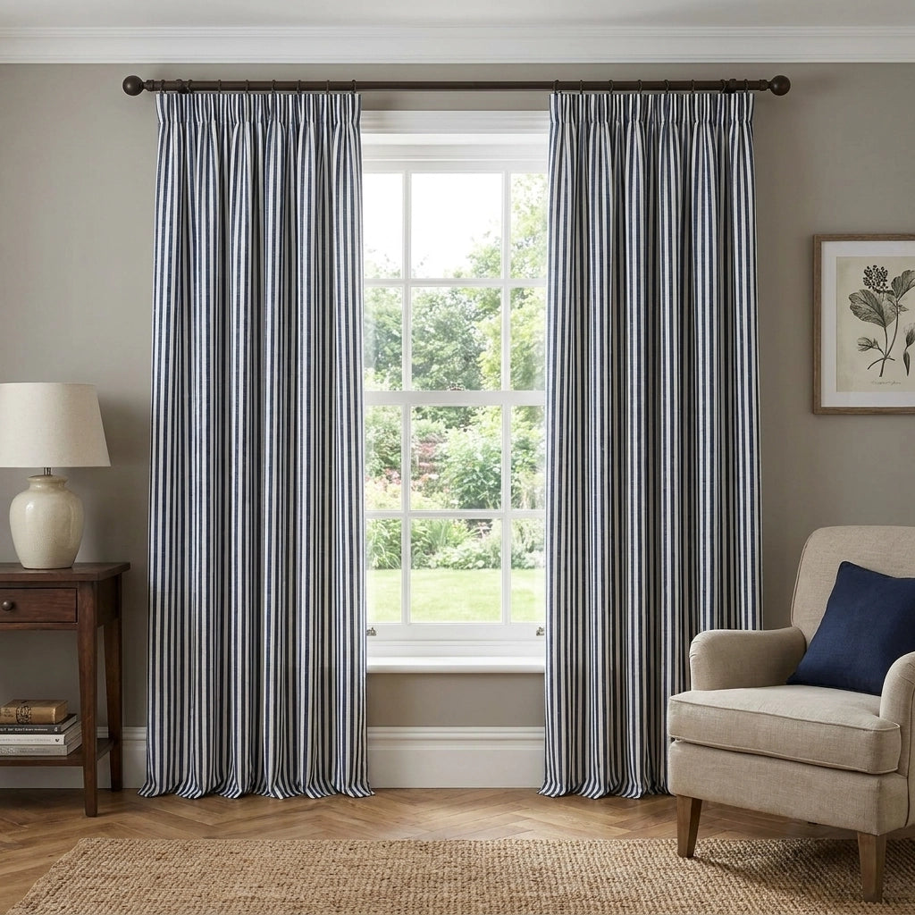 Hebden Lined Tape Top Pencil Pleat Curtains 10