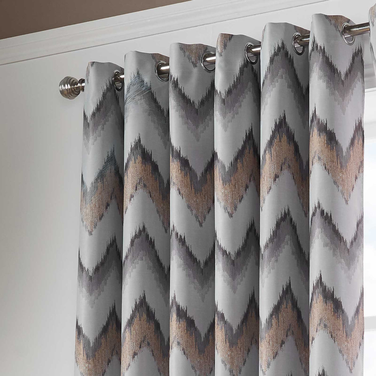 Oslo Blockout Eyelet Curtains Ochre Eyelet Curtains Alan Symonds