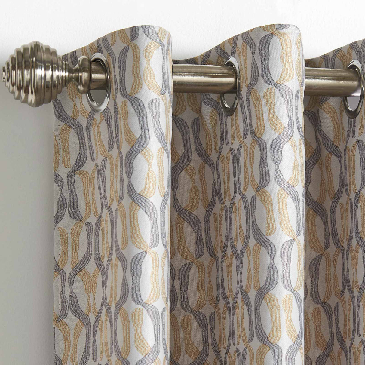 Cambourne Thermal Eyelet Curtains Ochre Eyelet Curtains Alan Symonds