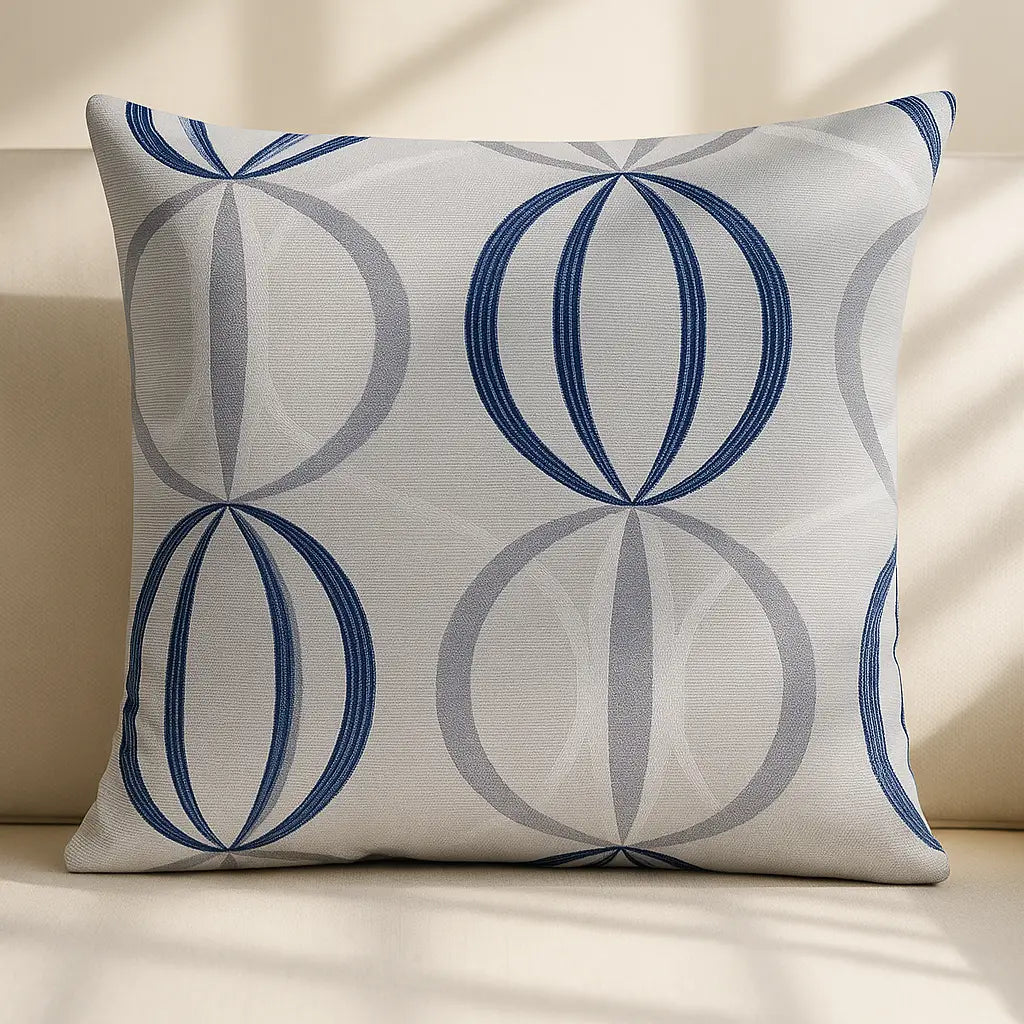 Omega Navy Cushion Cover