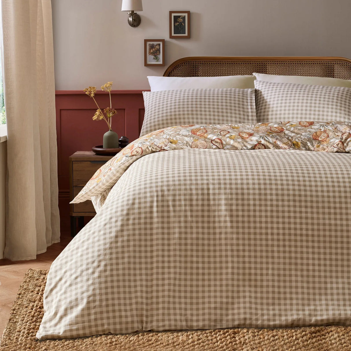 Orchard Pears Natural Polycotton Duvet Cover Set - product image 4