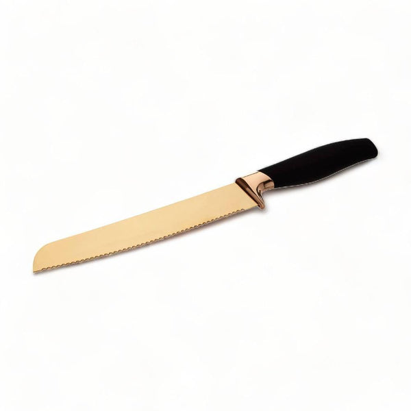 Orion Black + Gold Bread Knife - Ideal