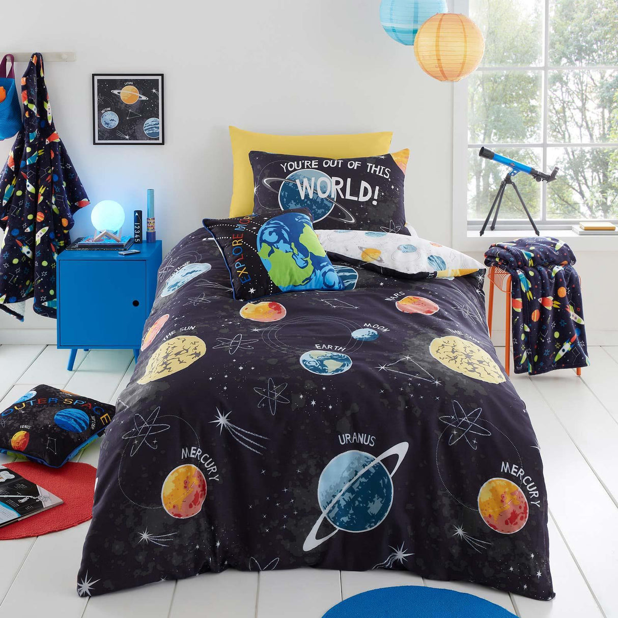 Outer Space Duvet Cover Set