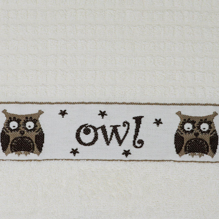 Owl Tea Towel Cream - Ideal