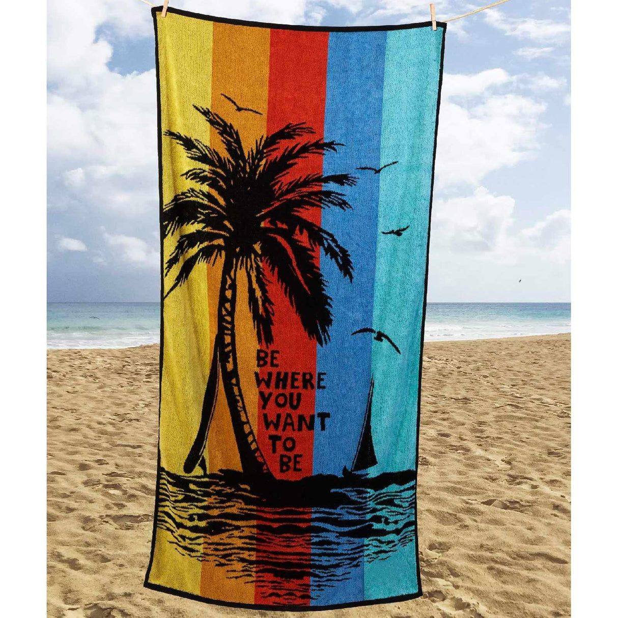 Palm Tree Beach Towel