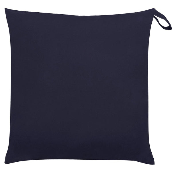 Plain Large Outdoor Floor Cushion Navy - Ideal