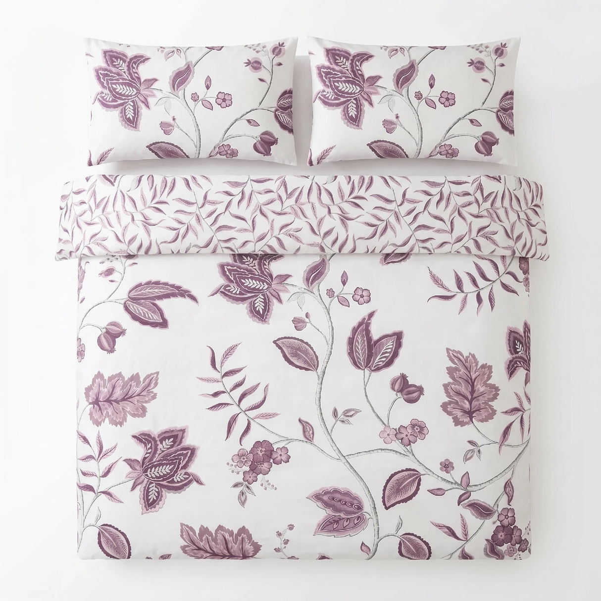 Samira Floral Teal Polycotton Duvet Cover Set 6
