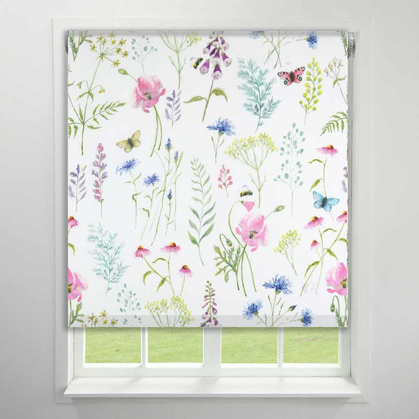 Poppy Made to Measure Roller Blind (Dim Out) Pink - Ideal