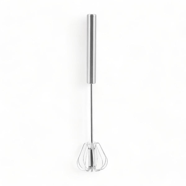 Press + Spin Silver 30cm Whisk - Ideal