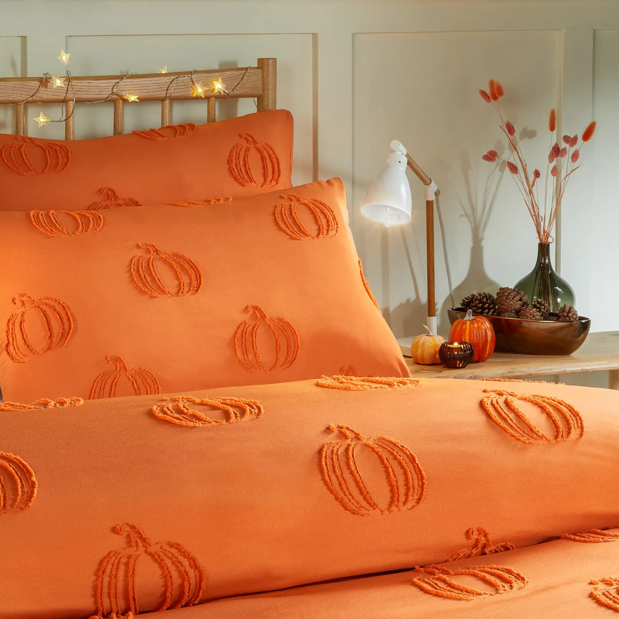 Pumpkin Fields Soft Touch Tufted Duvet Cover Set Multicolour - image 3