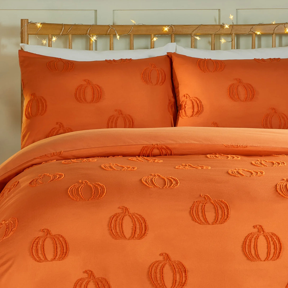 Pumpkin Fields Soft Touch Tufted Duvet Cover Set Multicolour - image 4