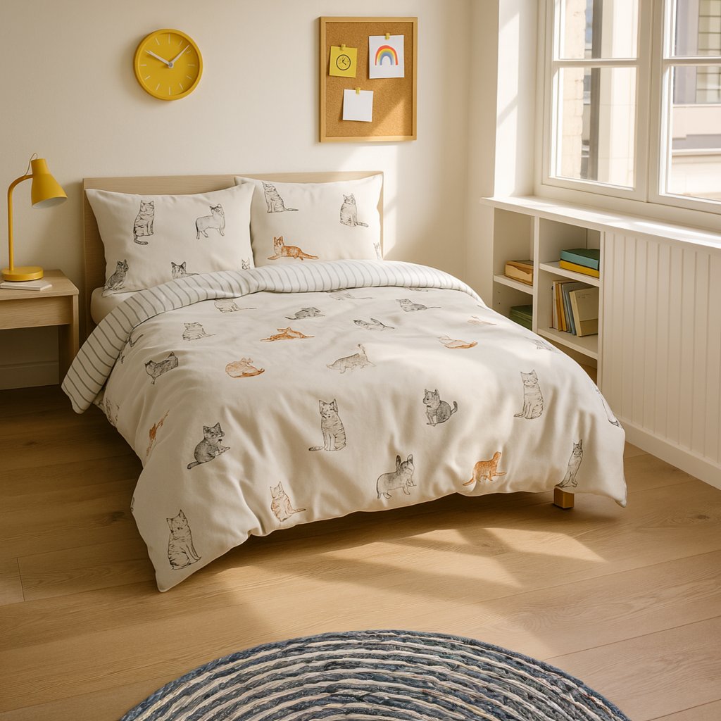 So Soft Purrrfect Duvet Cover Set by Rapport Home