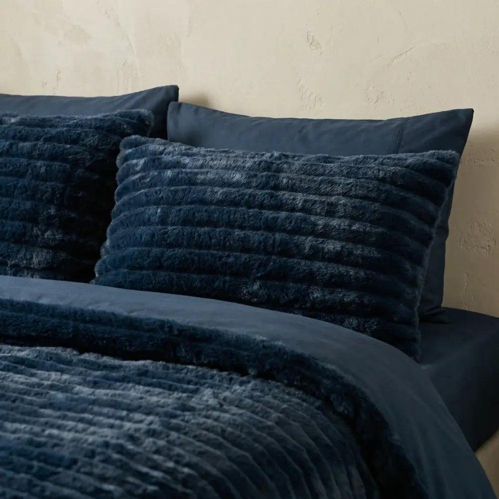 Rabbit Faux Fur Duvet Cover Set 10