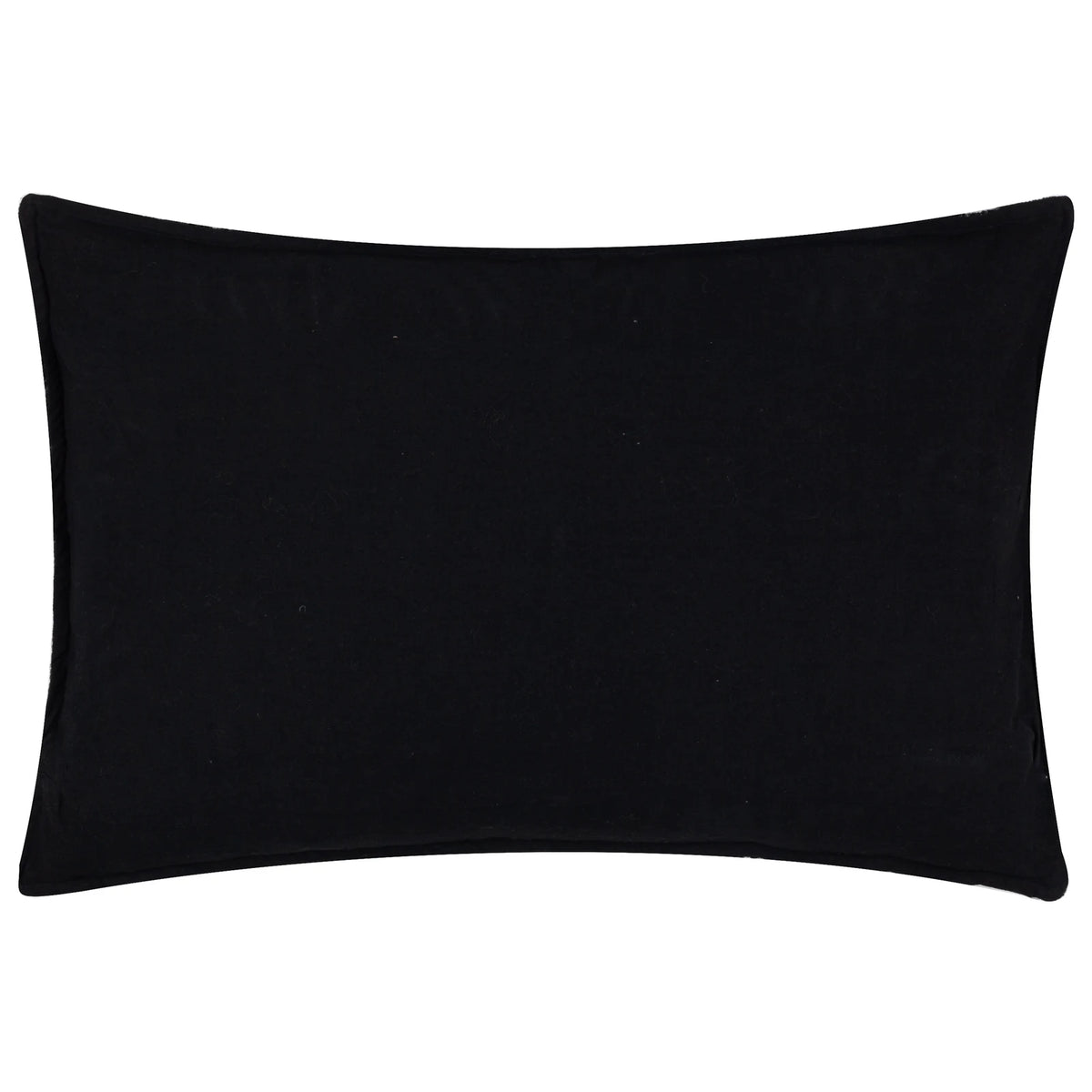 Ramas 100% Cotton Black Cushion Cover or Filled Cushion 40cm x 60cm - additional product view 3