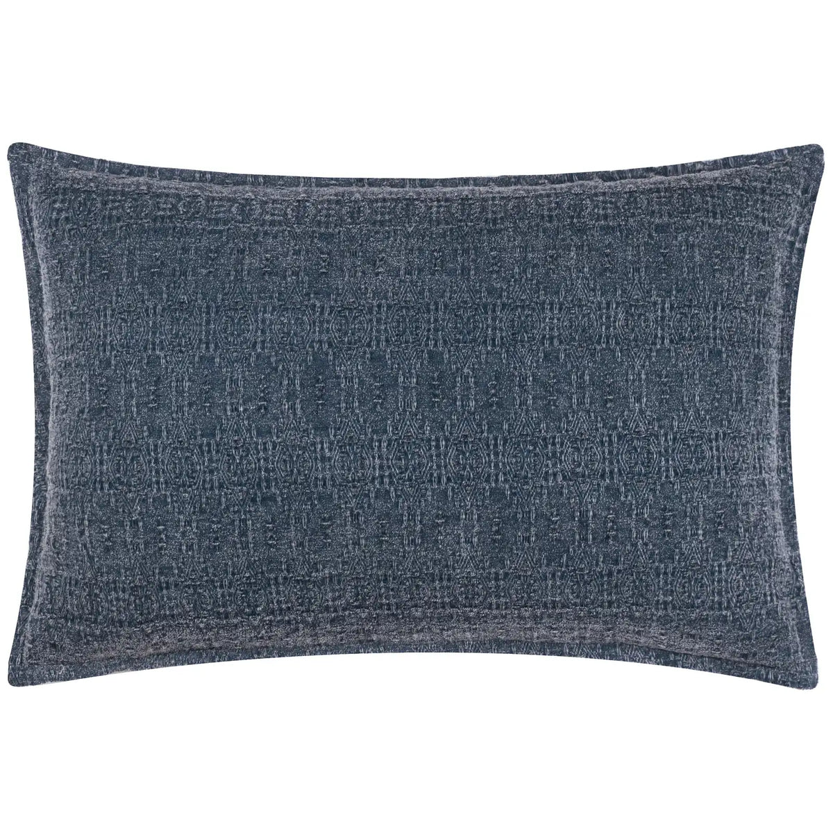 Ramas 100% Cotton Indigo Cushion Cover or Filled Cushion 40cm x 60cm - additional product view 2