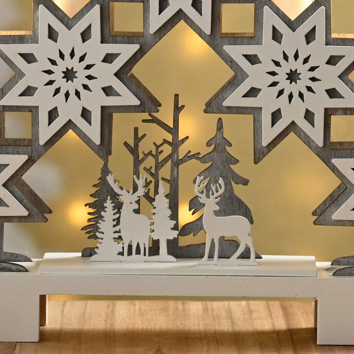 Reindeer Star Christmas Candle Bridge - Ideal