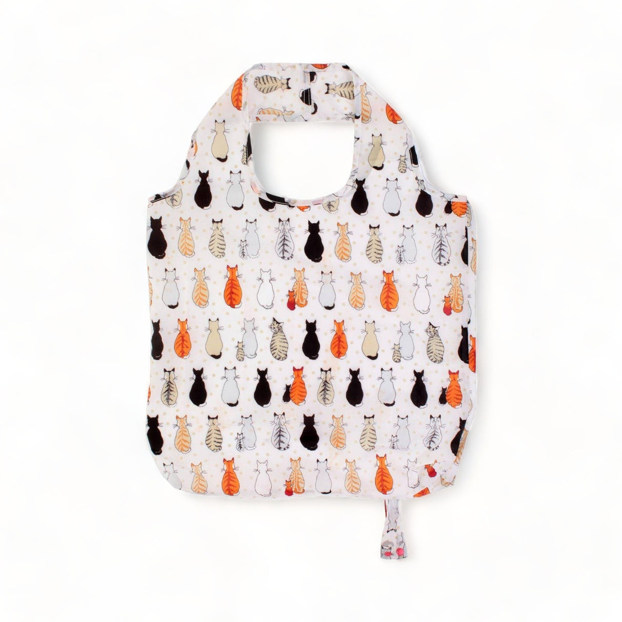 Cats in Waiting Reusable Roll-Up Shopping Bag Totes & Shopping Bags Ulster Weavers