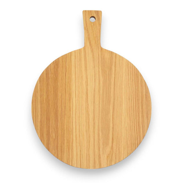 Round Oakwood Paddle Chopping Board - Ideal
