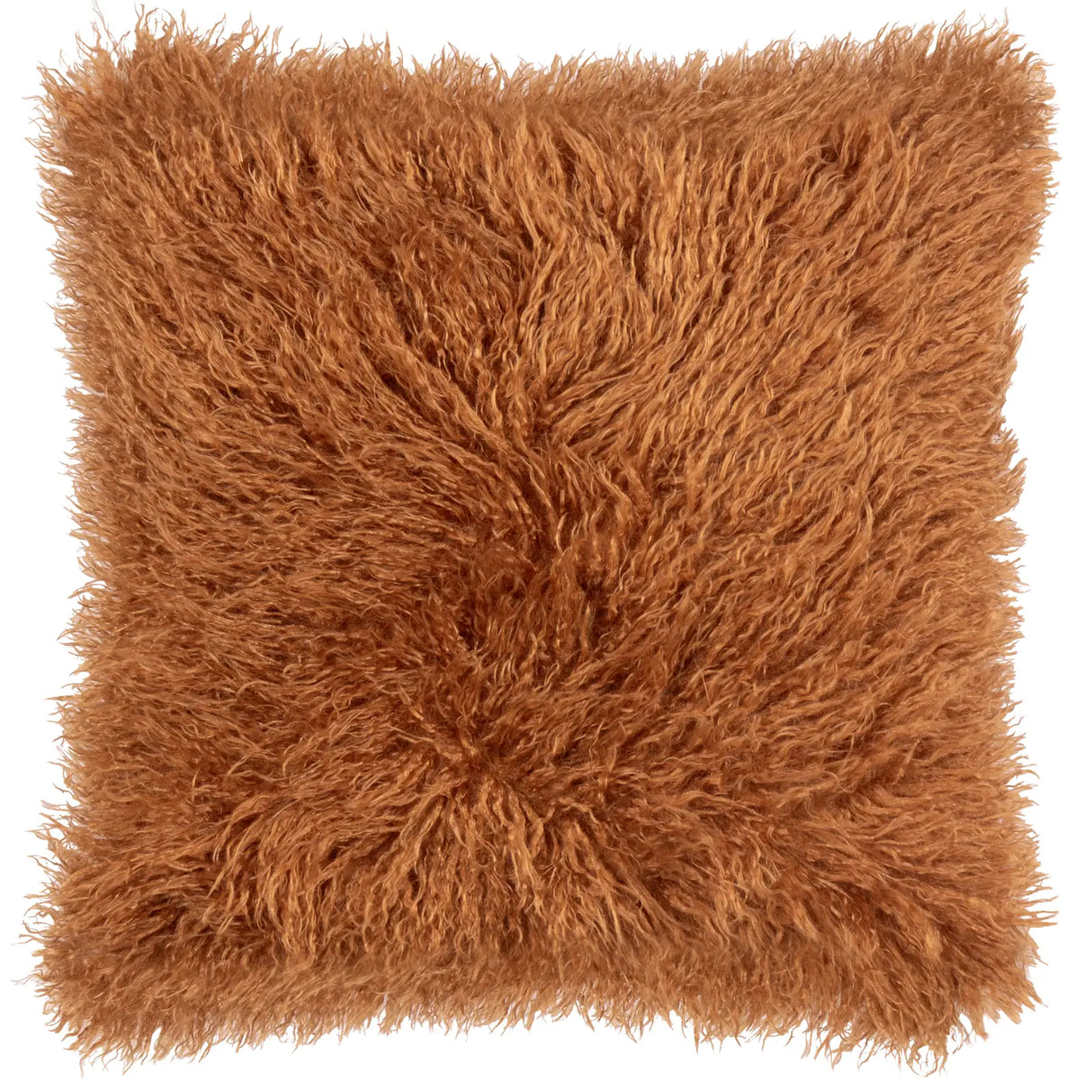 Rowan Faux Fur Cushion Cover Ginger 50 x 50cm - image 2