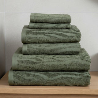 Safari 500gsm Cotton Towels - Forest Green