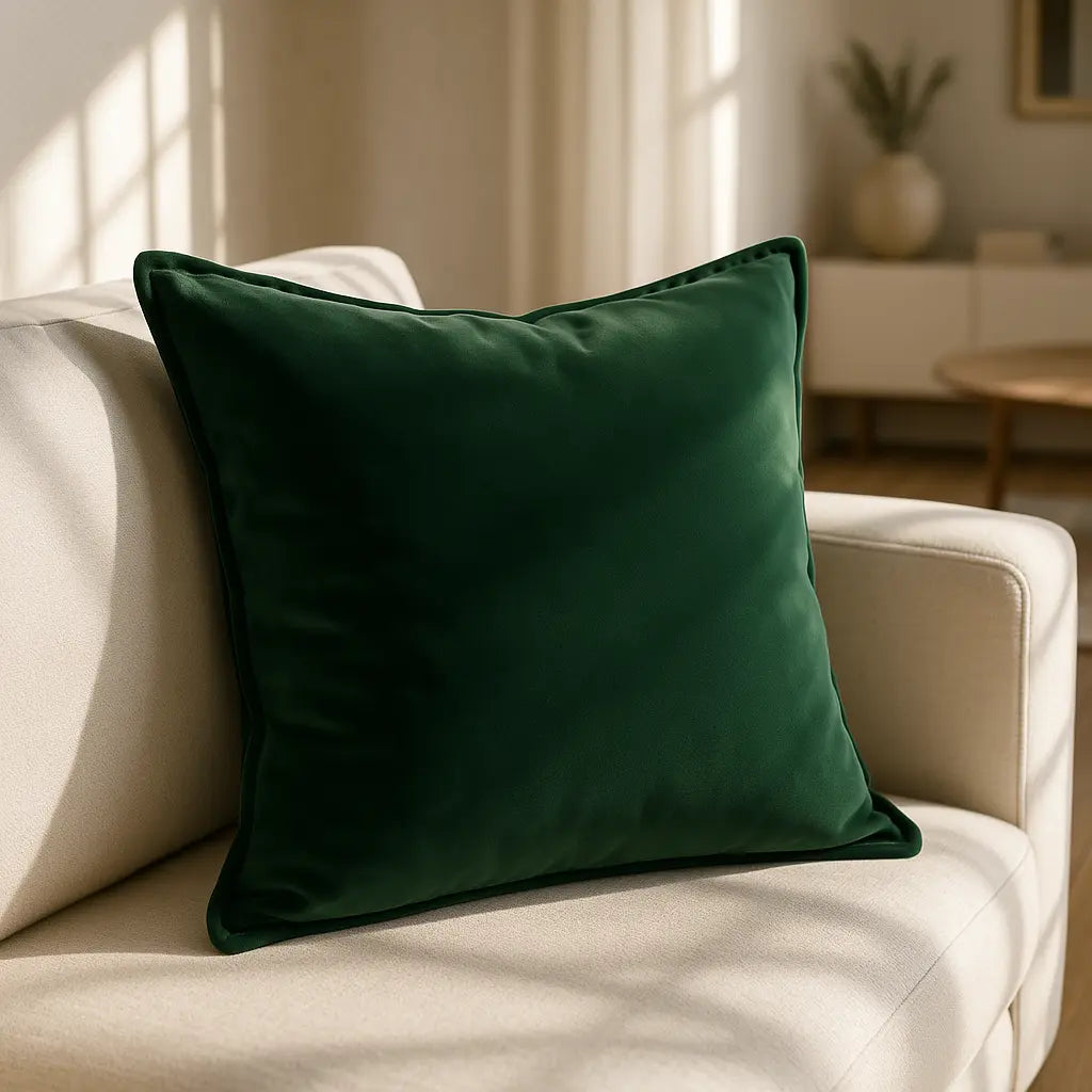 Sandhurst Velvet Cushion Cover and Filled Cushion 18" x 18" (45cm x 45cm)