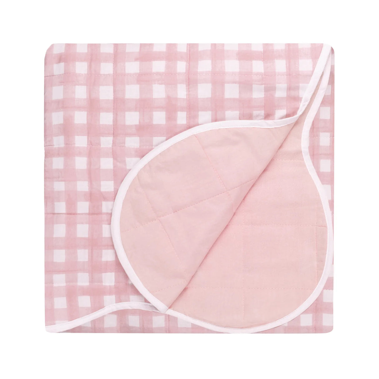 Scallop Quilted Bedspread Pink - image 2