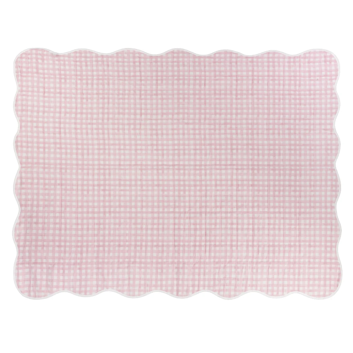 Scallop Quilted Bedspread Pink - image 3