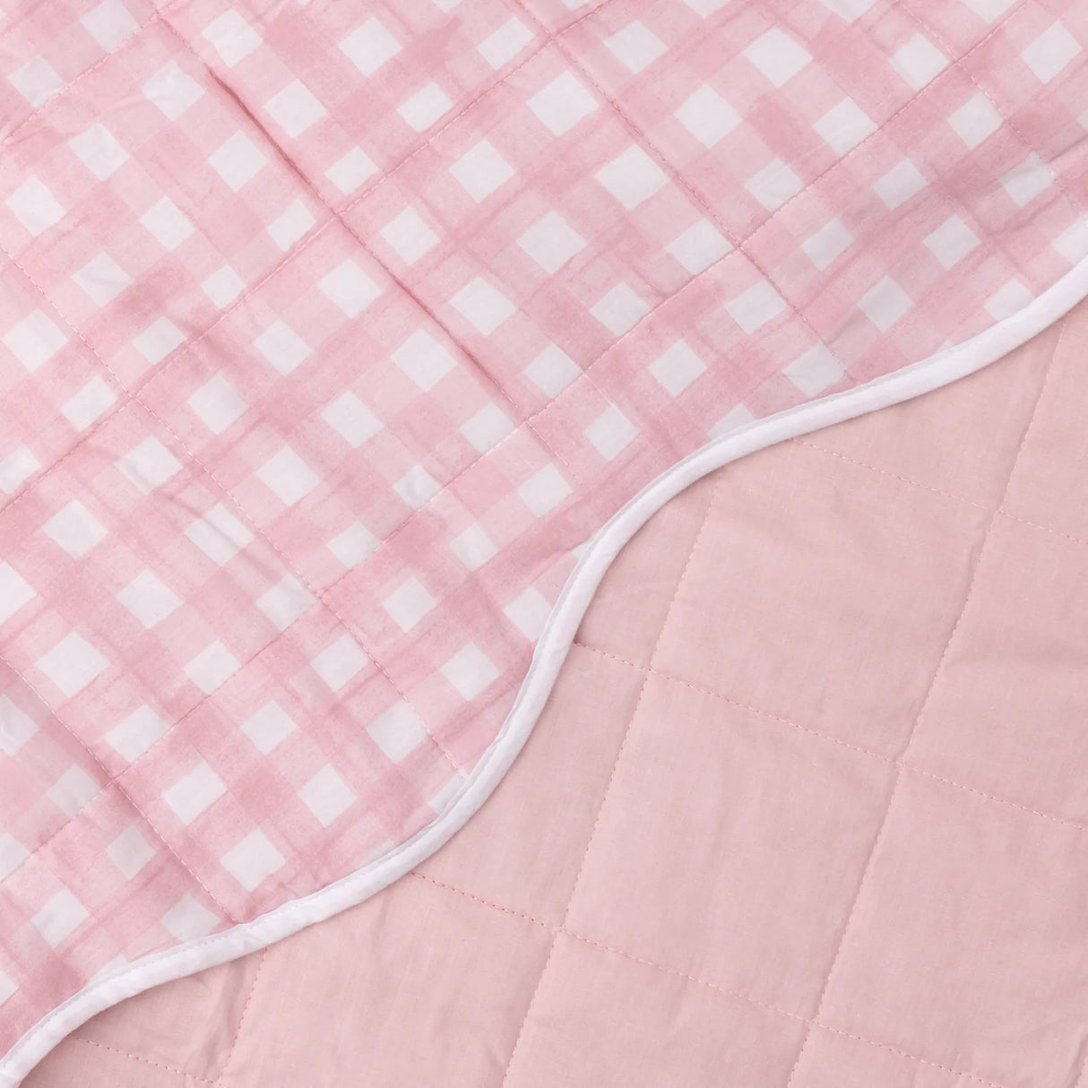 Scallop Quilted Bedspread Pink - image 5