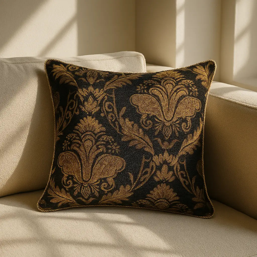 Shiraz Black Cushion Cover or Filled Cushion