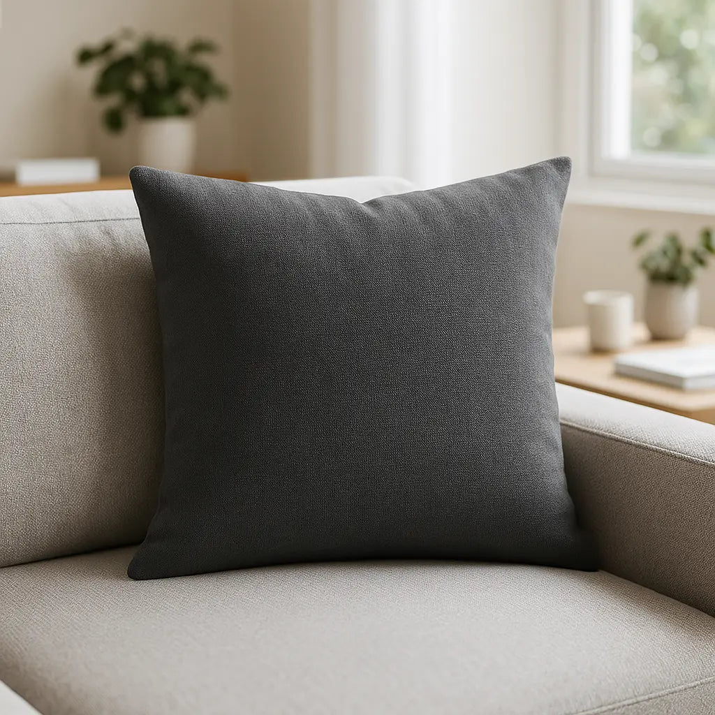 Essential Slate Cushion Cover 45cm x 45cm ( 45cm x 45cm )