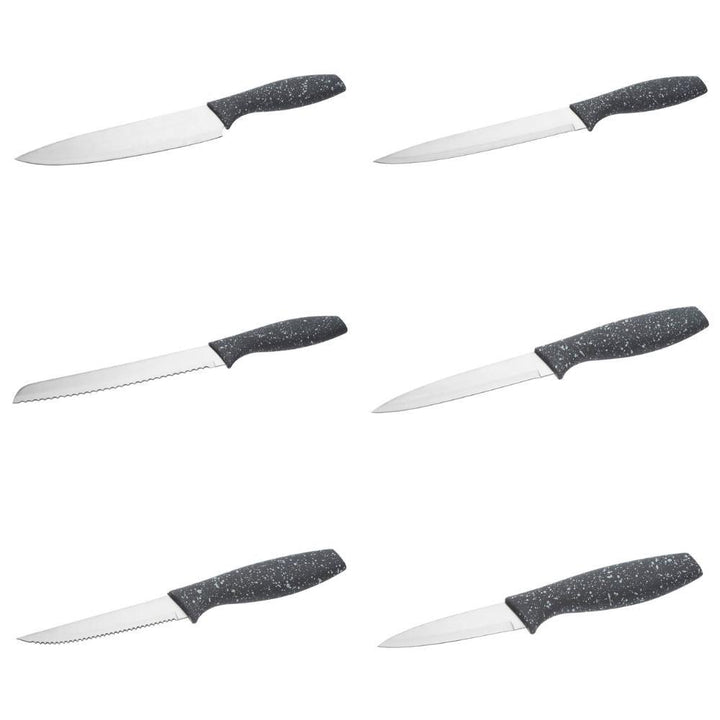 Speckled 9 Piece Knife Block Set - Ideal
