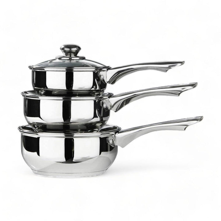Stainless Steel 3 Piece Pan Set - Ideal