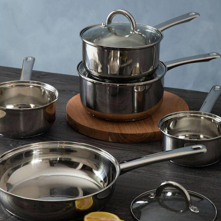 Stainless Steel 5 Piece Pan Set - Ideal