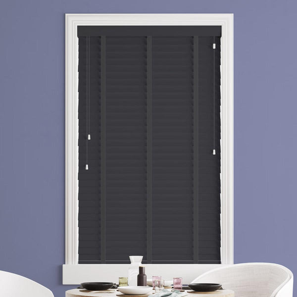 Starwood Empire Made to Measure Wood Venetian Blind with Dusk Tapes - Ideal