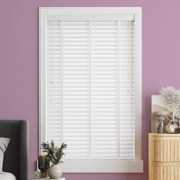 Starwood Faux Wood Alina Fine Grain Made to Measure Venetian Blind with Tranquil Tapes - Ideal