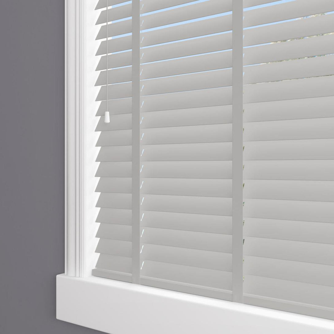 Starwood Faux Wood Realm Made to Measure Venetian Blind with Noble Tapes - Ideal