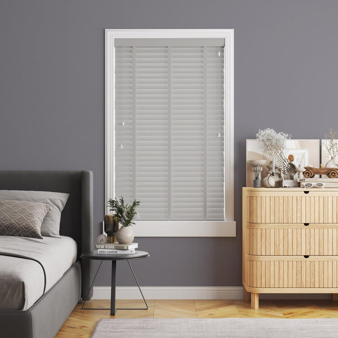 Starwood Faux Wood Realm Made to Measure Venetian Blind with Noble Tapes - Ideal