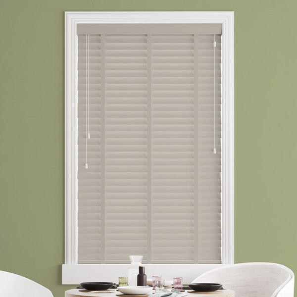 Starwood Marlin Made to Measure Wood Venetian Blind with Solis Tapes - Ideal