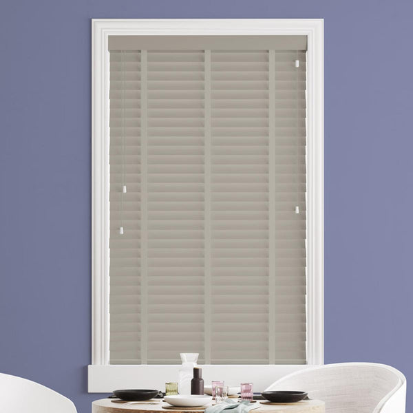 Starwood Pavilion Made to Measure Wood Venetian Blind with Solis Tapes - Ideal