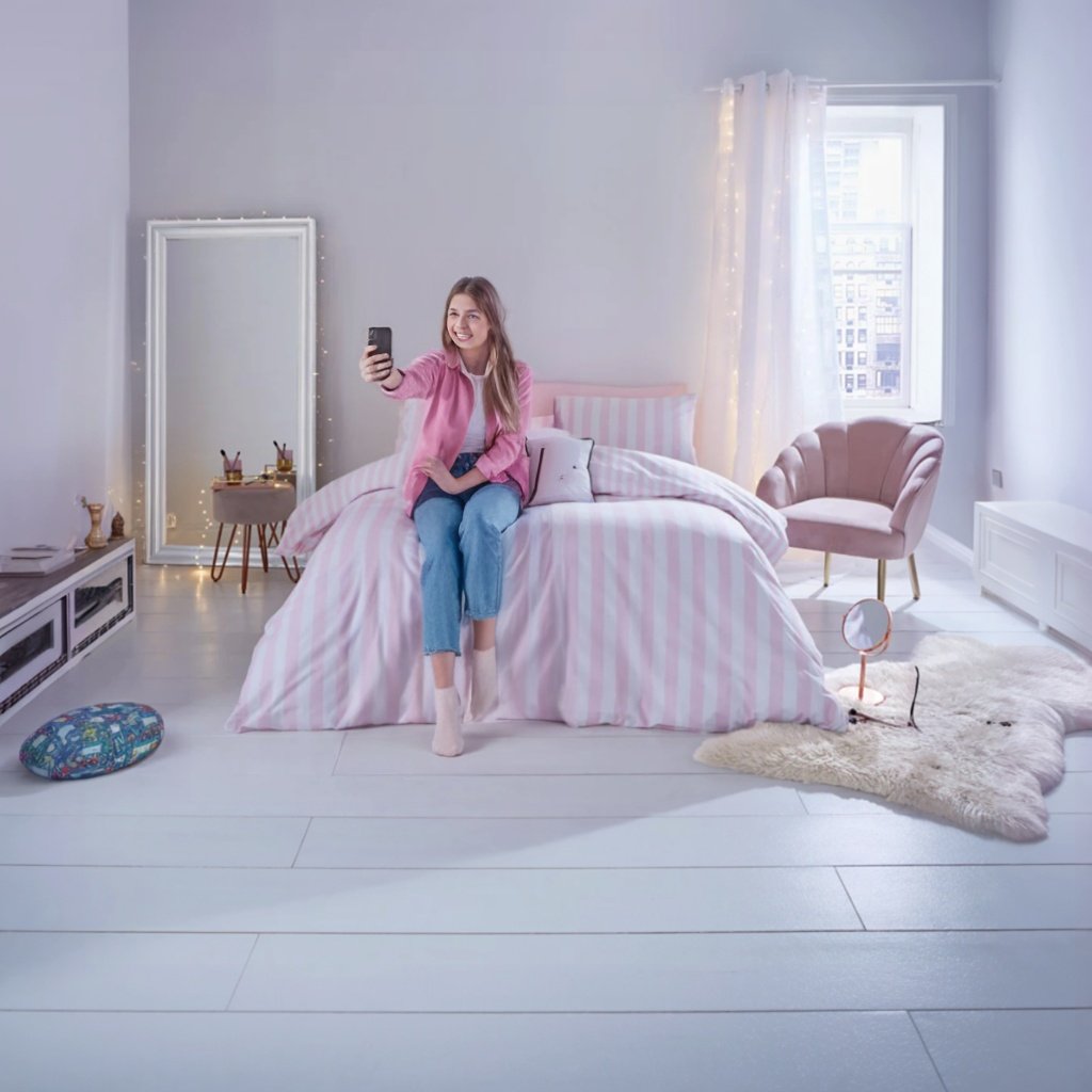 Stripe Tease Duvet Cover Set by Sassy B