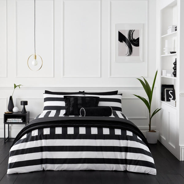 Style Sisters Bold Stripe Duvet Cover Set - Ideal