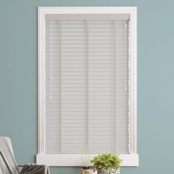 Sunwood Faux Wood Mission Fine Grain Made to Measure Venetian Blind with Tapes - Ideal